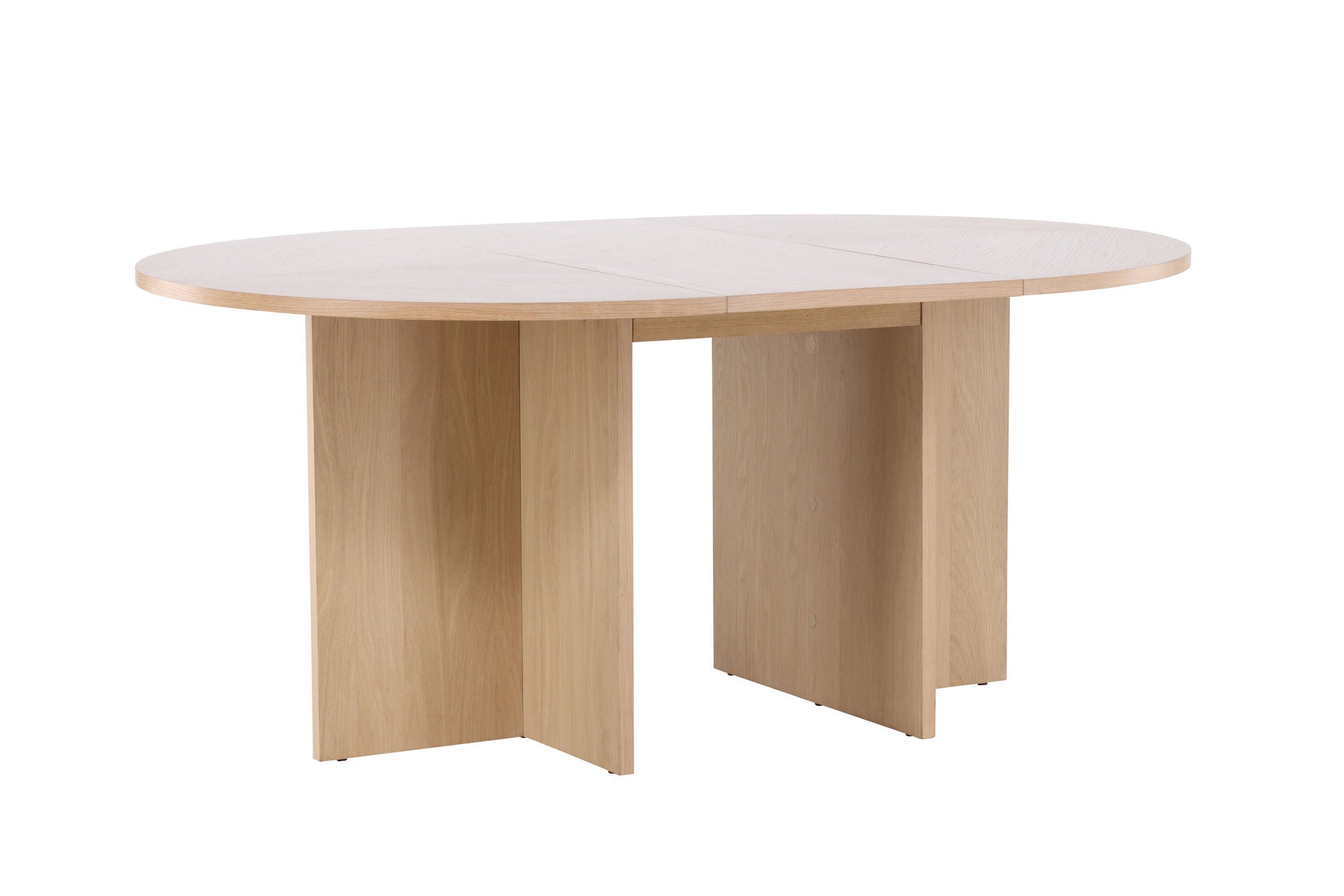 Venture Home Strada spisebord 120/170 x120x74 cm - Whitewash / Oak Veneer
