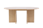 Venture Home Strada spisebord 120/170 x120x74 cm - Whitewash / Oak Veneer