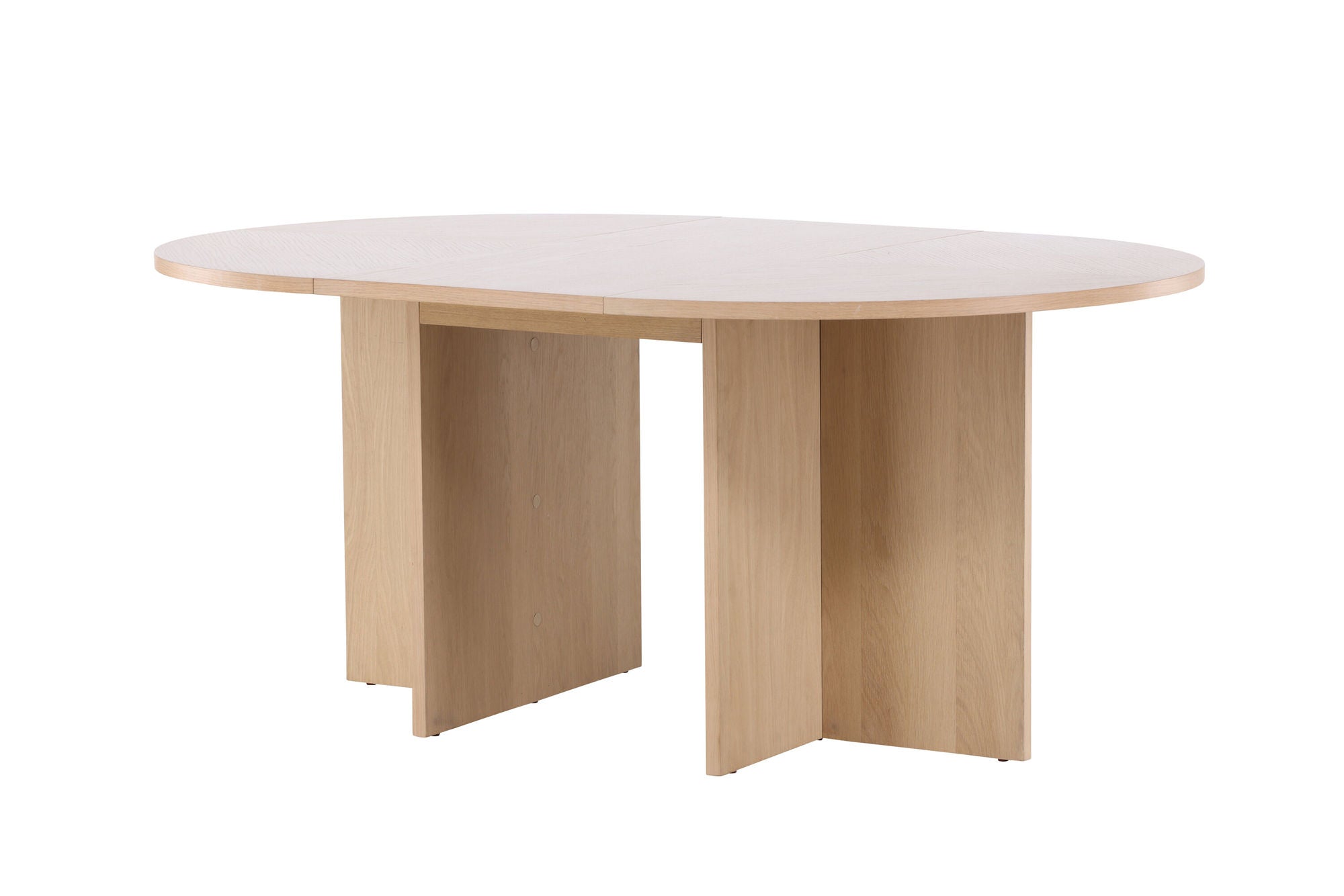 Venture Home Strada spisebord 120/170 x120x74 cm - Whitewash / Oak Veneer