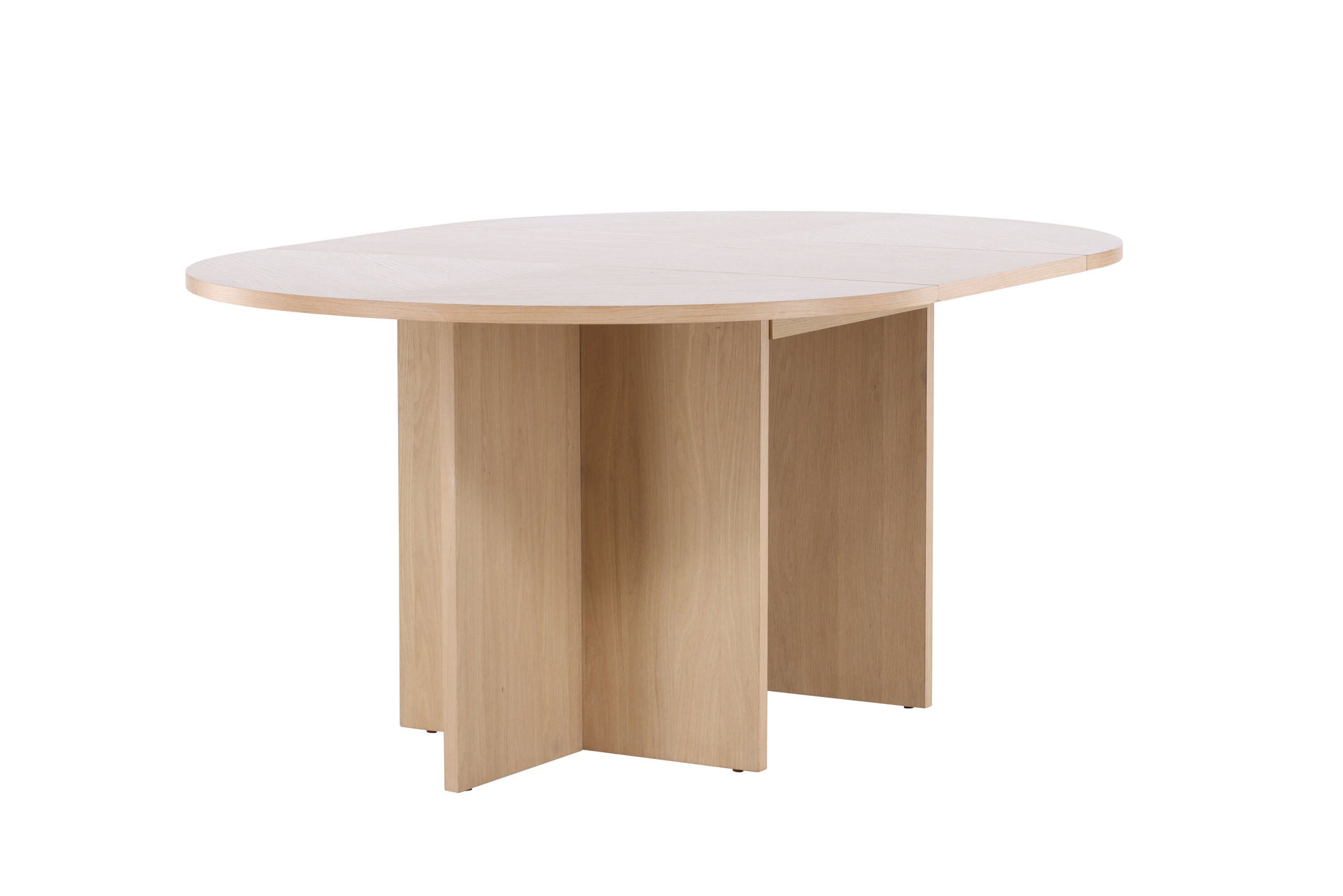 Venture Home Strada spisebord 120/170 x120x74 cm - Whitewash / Oak Veneer
