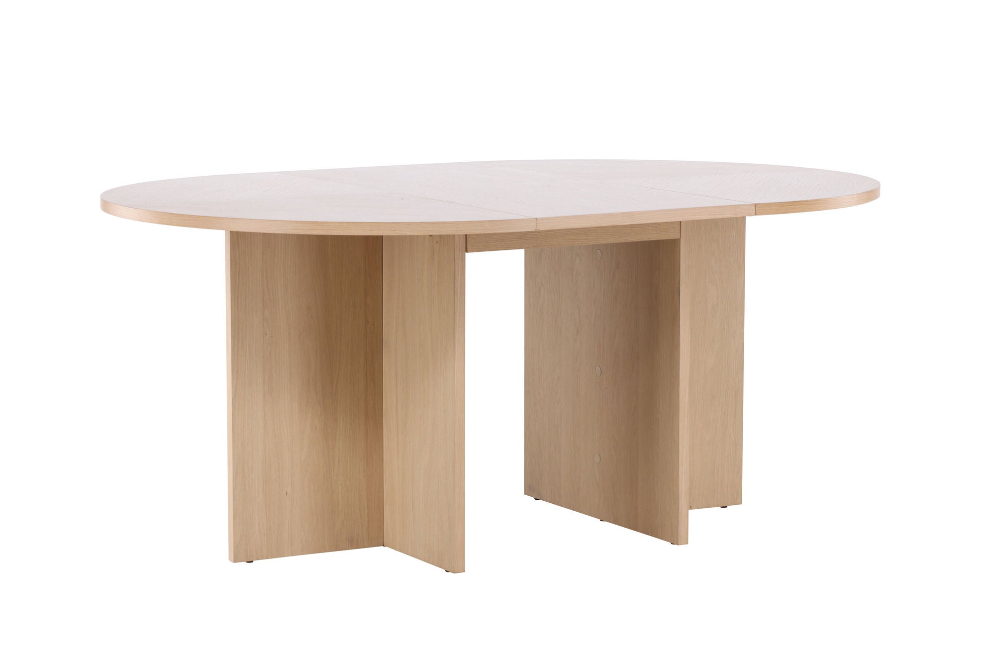 Venture Home Strada spisebord 120/170 x120x74 cm - Whitewash / Oak Veneer