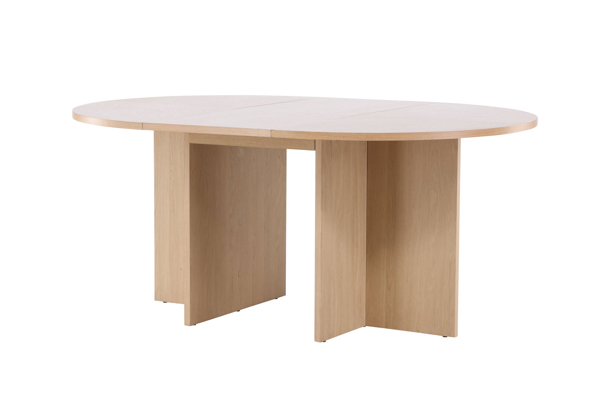 Venture Home Strada spisebord 120/170 x120x74 cm - Whitewash / Oak Veneer