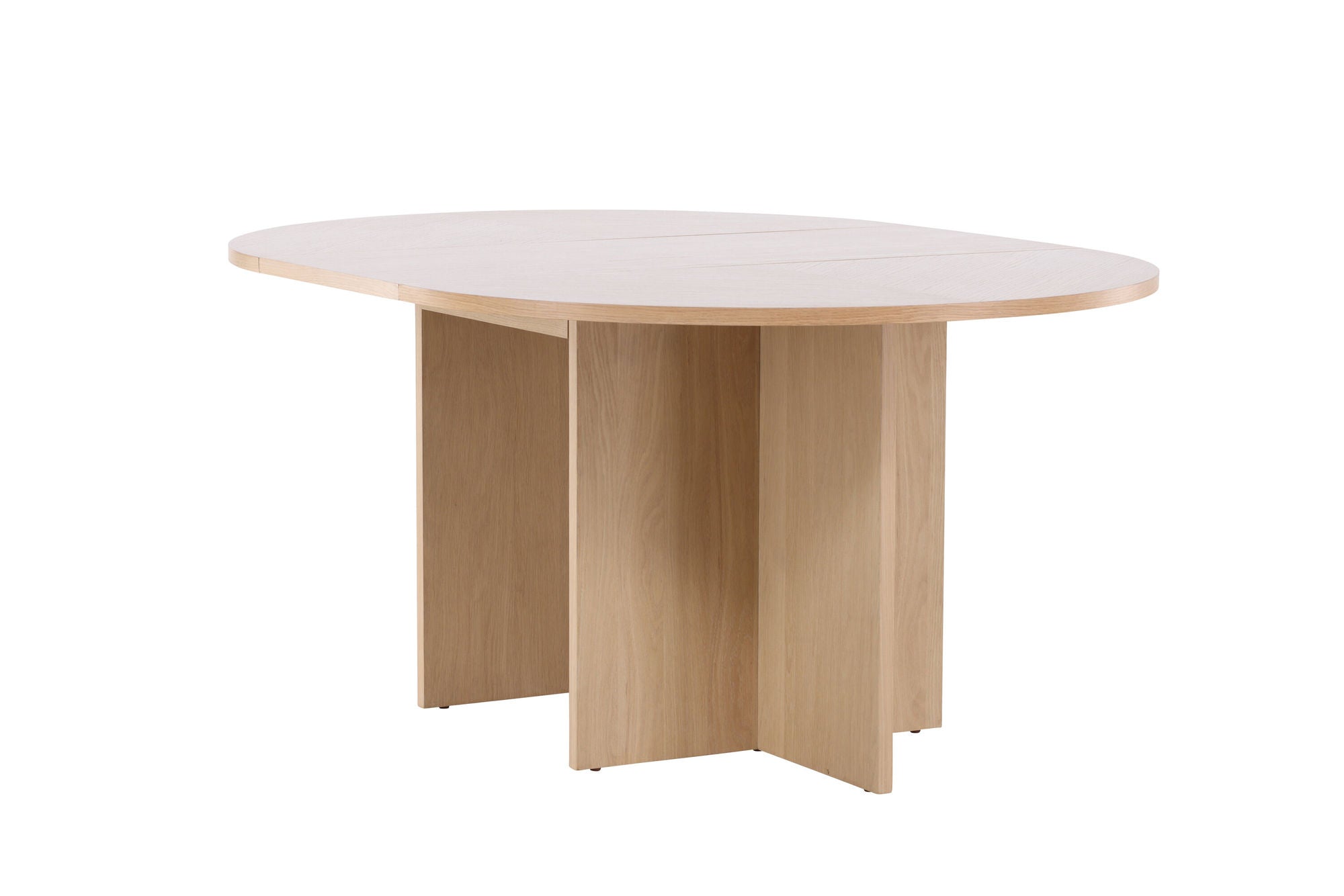 Venture Home Strada spisebord 120/170 x120x74 cm - Whitewash / Oak Veneer