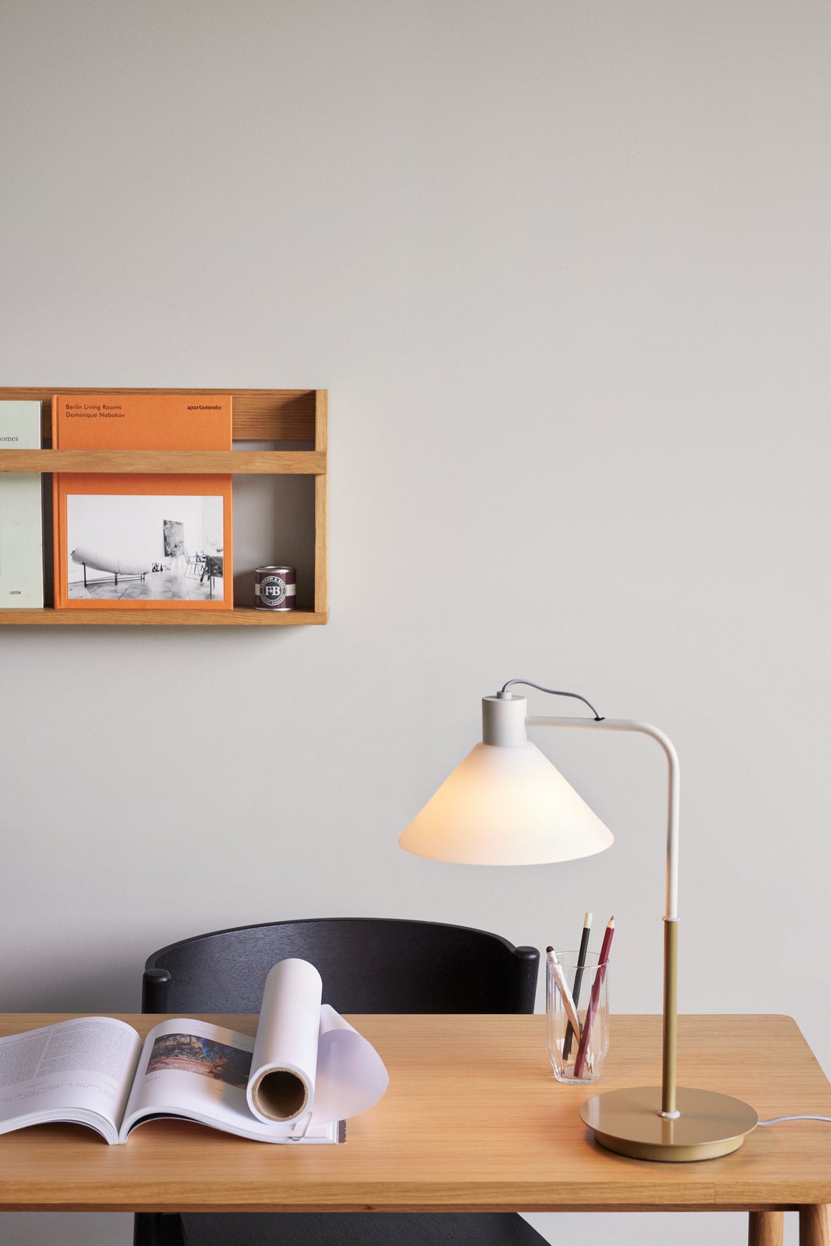 Spot bordlampe khaki
