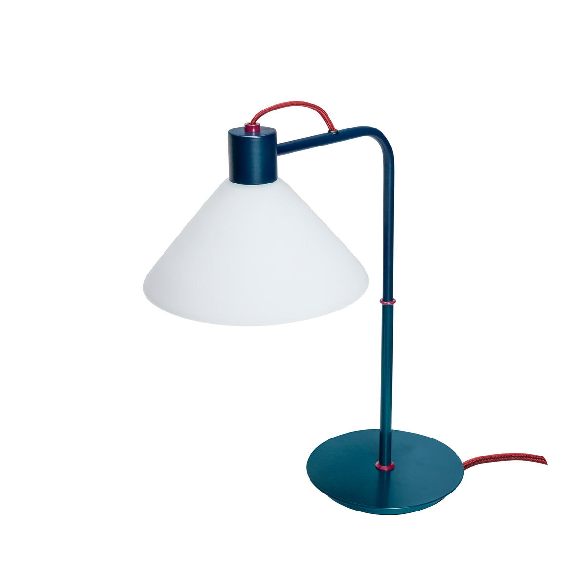 Spot bordlampe blå