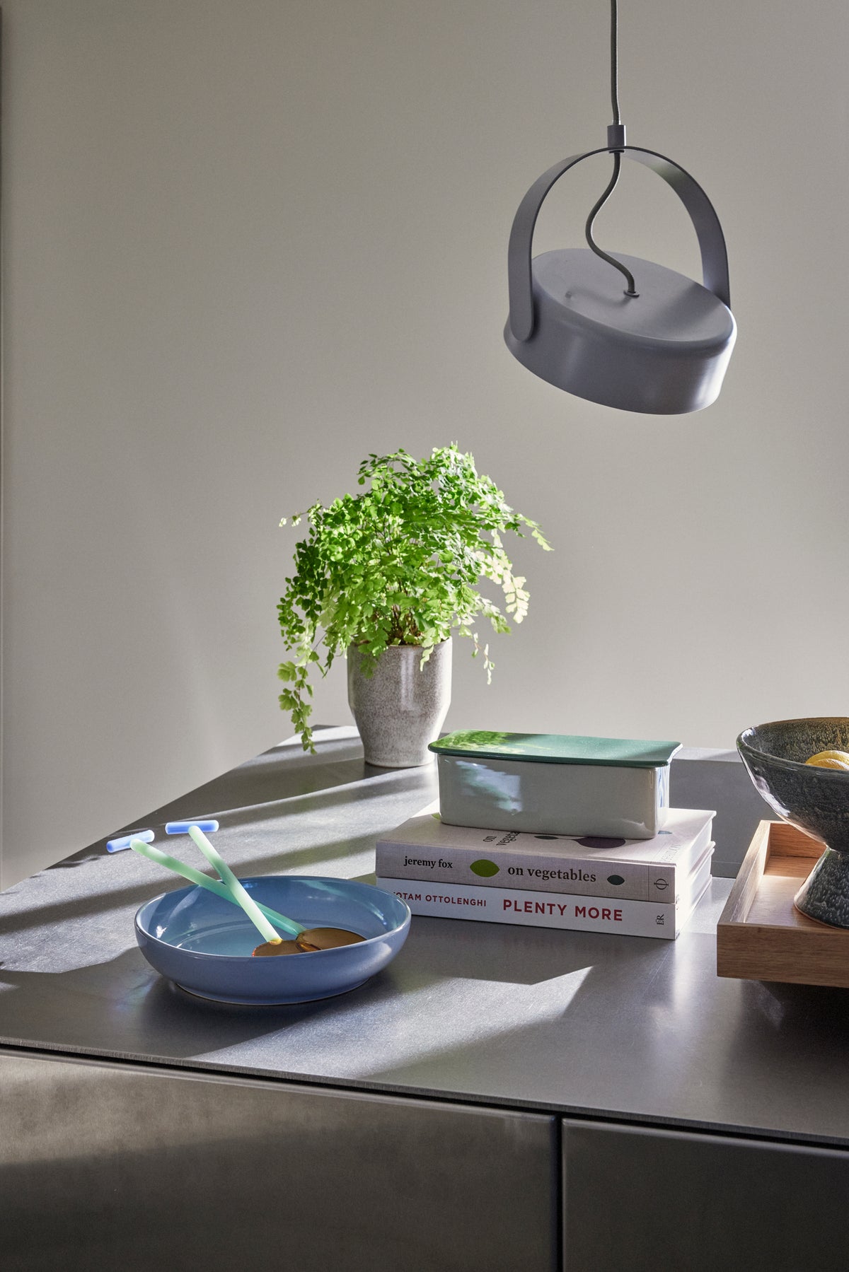 Scene pendel lampe Grå