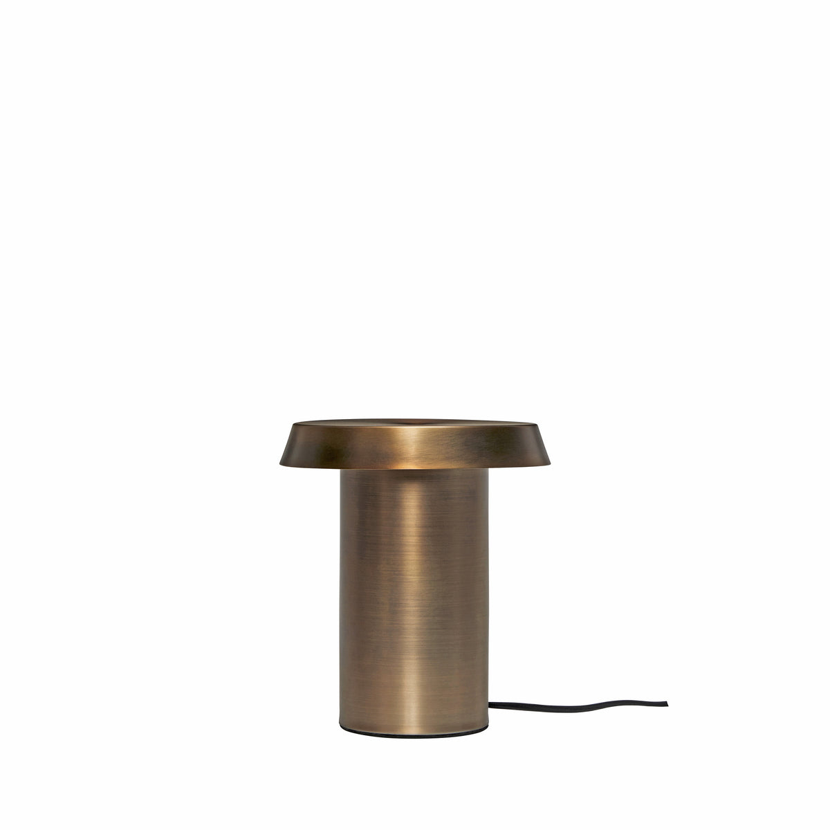 Keen bordlampe, børstet messing