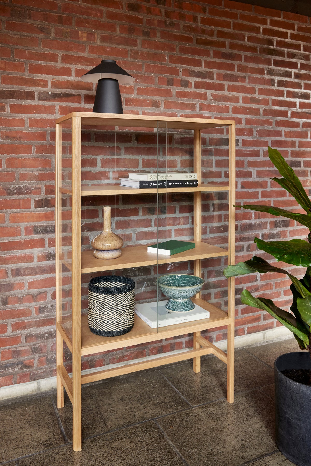 Chipper bordlampe sort