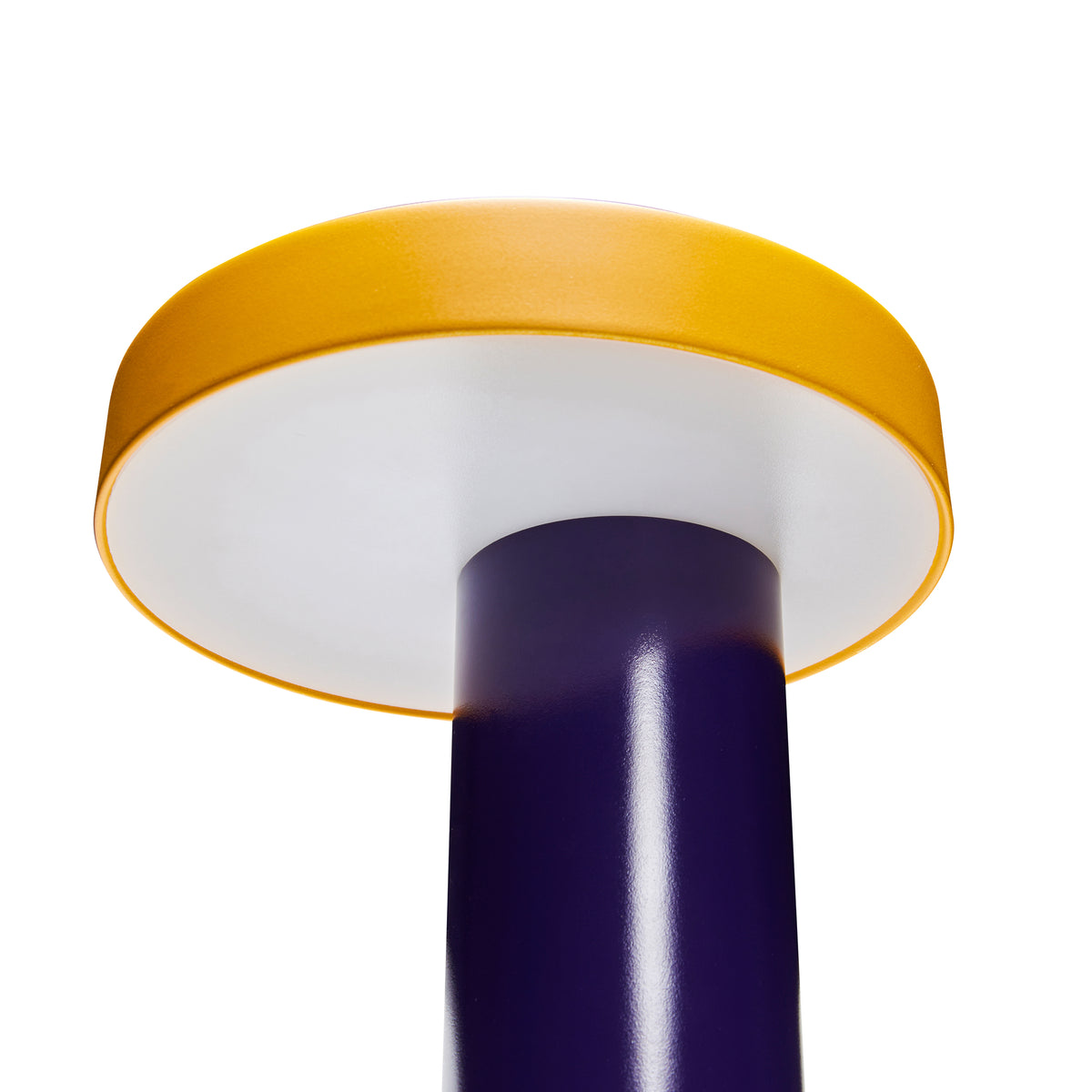 Magisk bordlampe lilla/gul