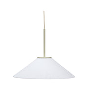 Solid pendel Lampe hvid/sand