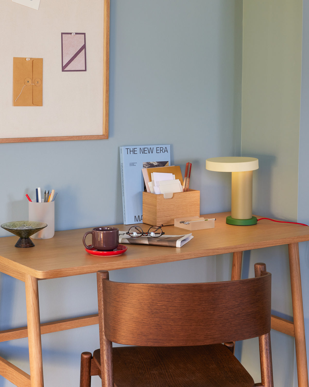 Magisk bordlampe grøn/oliven