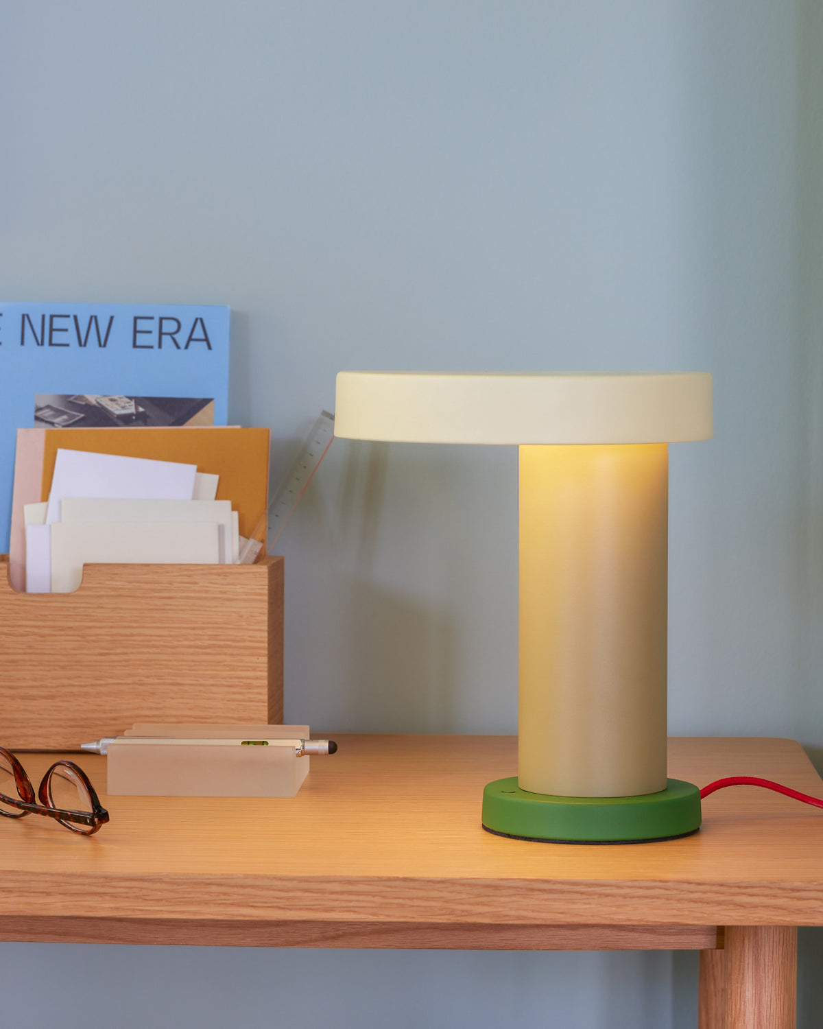 Magisk bordlampe grøn/oliven