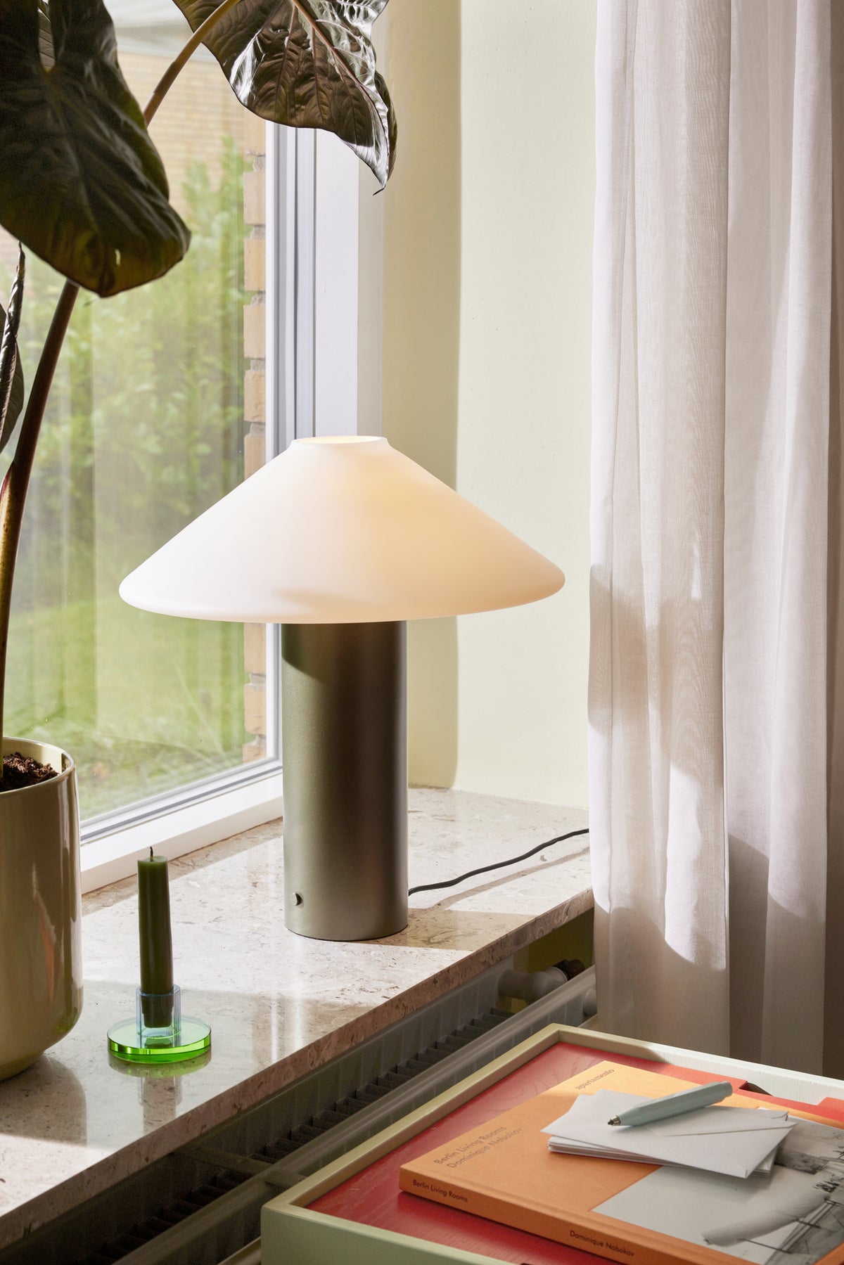 Orbit bordlampe mørkegrøn