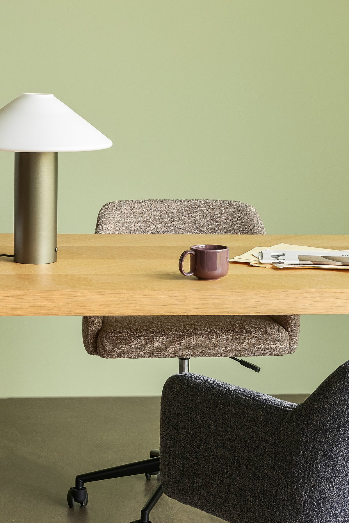 Orbit bordlampe mørkegrøn