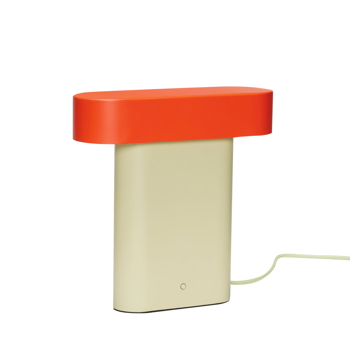 Stilren bordlampe grøn/rød