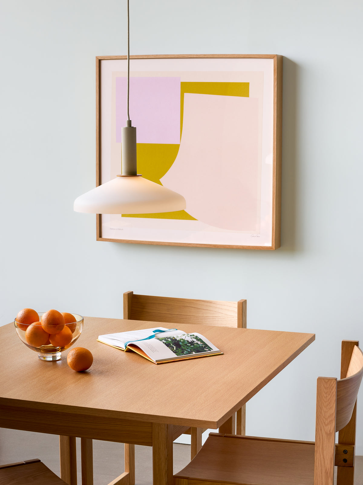 Apollo pendel lampe sand/orange
