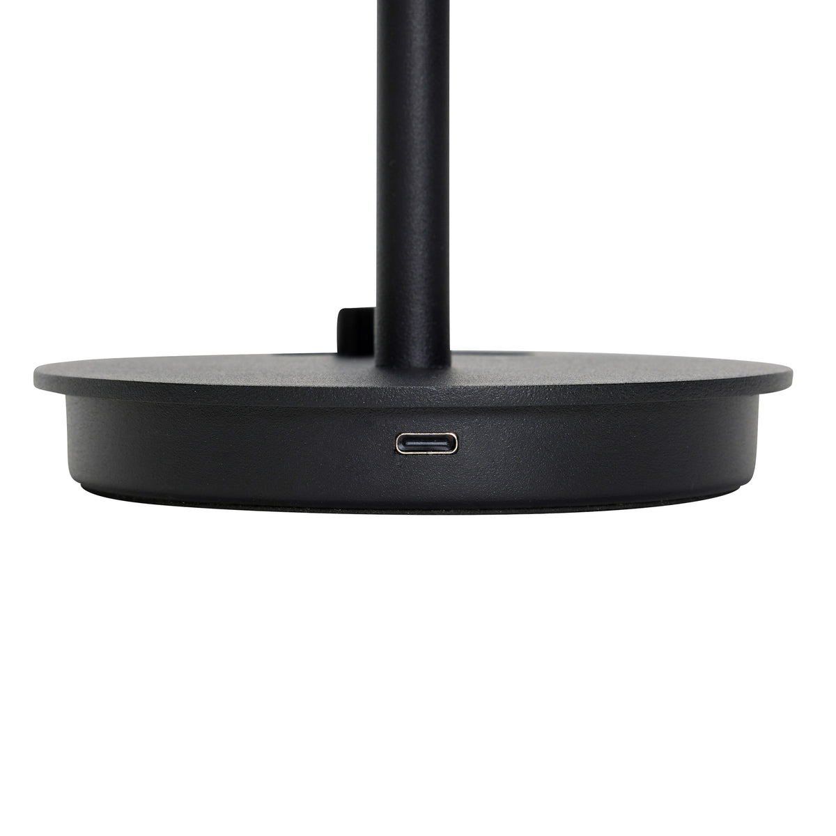 Bærbar bordlampe, sort