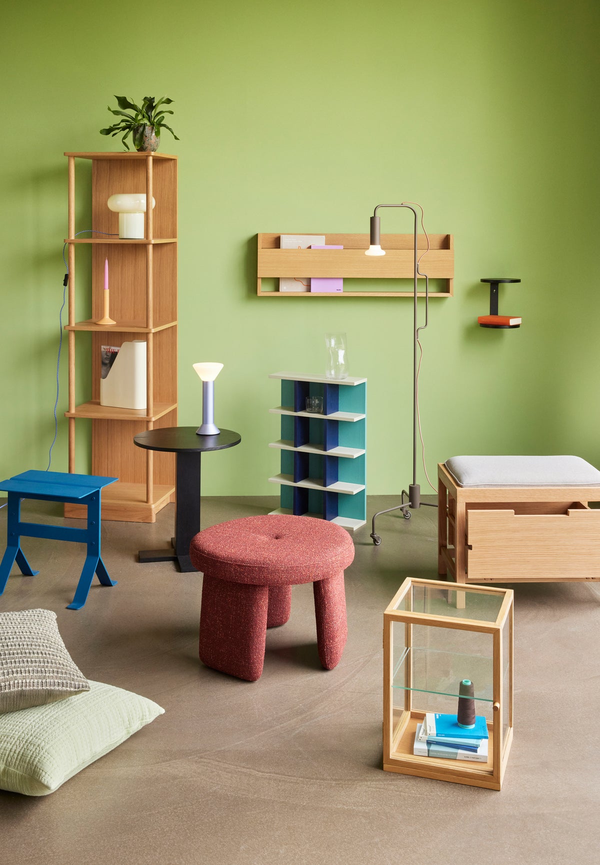 Ido Gulvlampe Brun