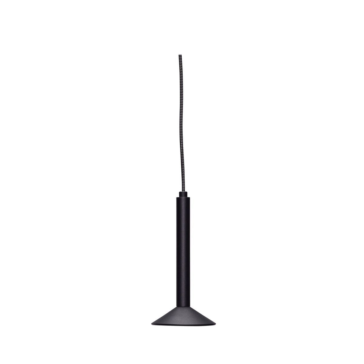 Kromatisk pendel lampe, sort