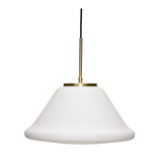 Muse trekantet hvid pendel lampe