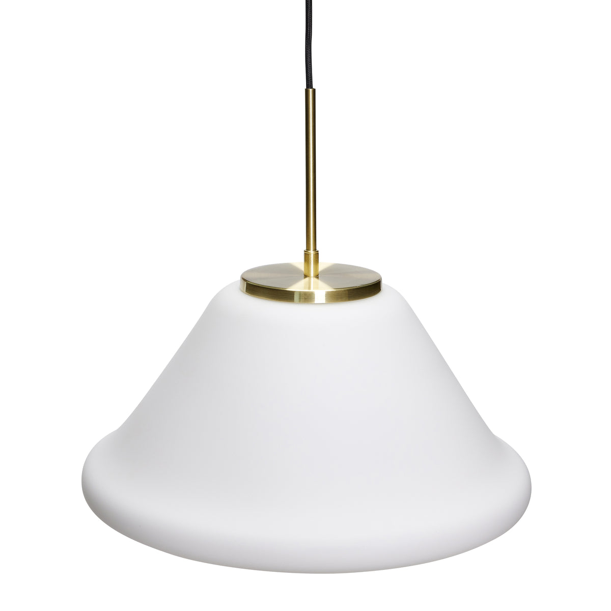 Muse trekantet hvid pendel lampe