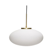 Serene Pendel lampe Ellipse Hvid