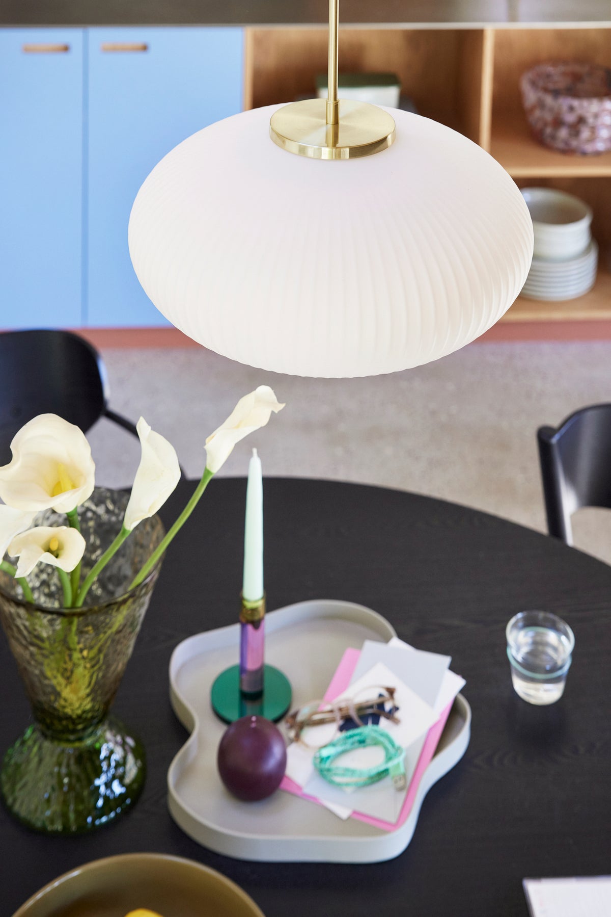 Serene Pendel lampe Ellipse Hvid
