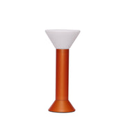 Flash bærbar lampe i metallisk orange