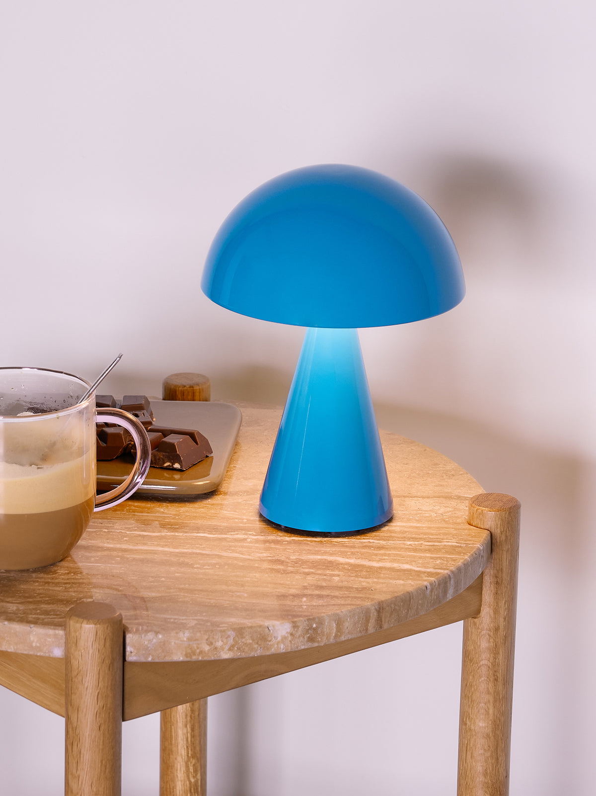 Mush Bærbar Bordlampe Blå
