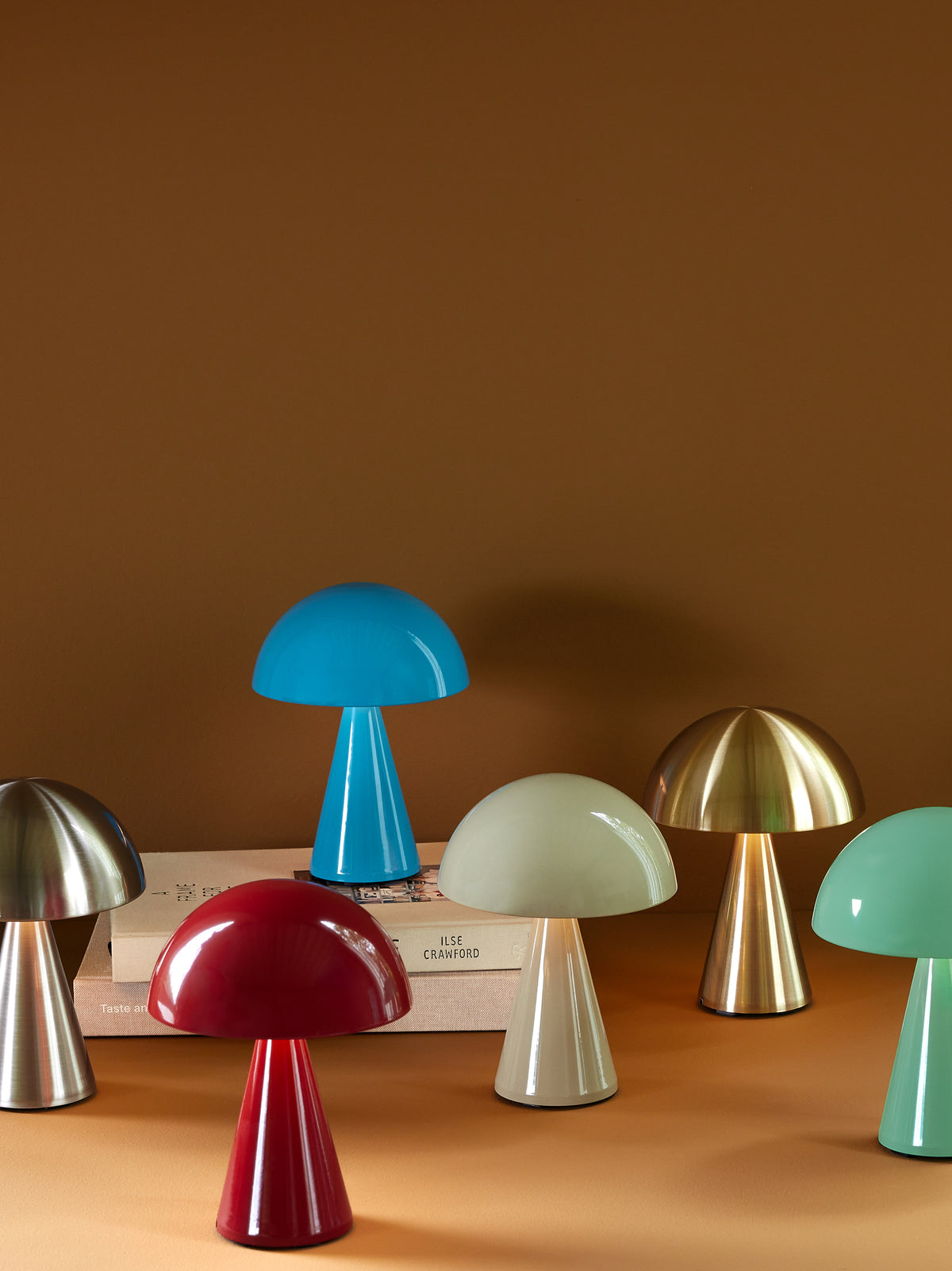 Mush Bærbar Bordlampe Blå