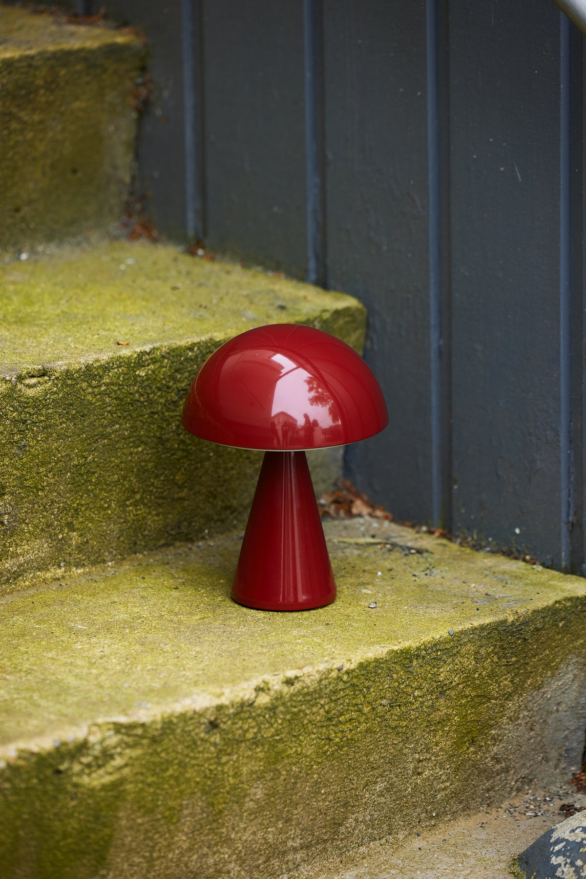 Mush bærbar bordlampe, rød