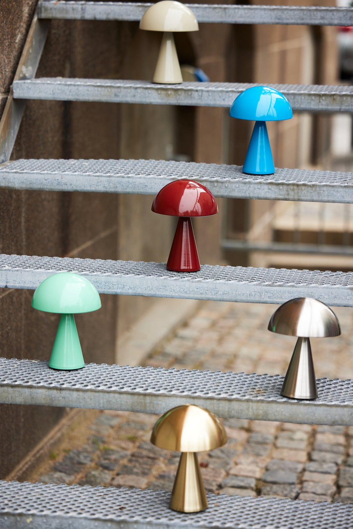 Mush bærbar bordlampe, rød