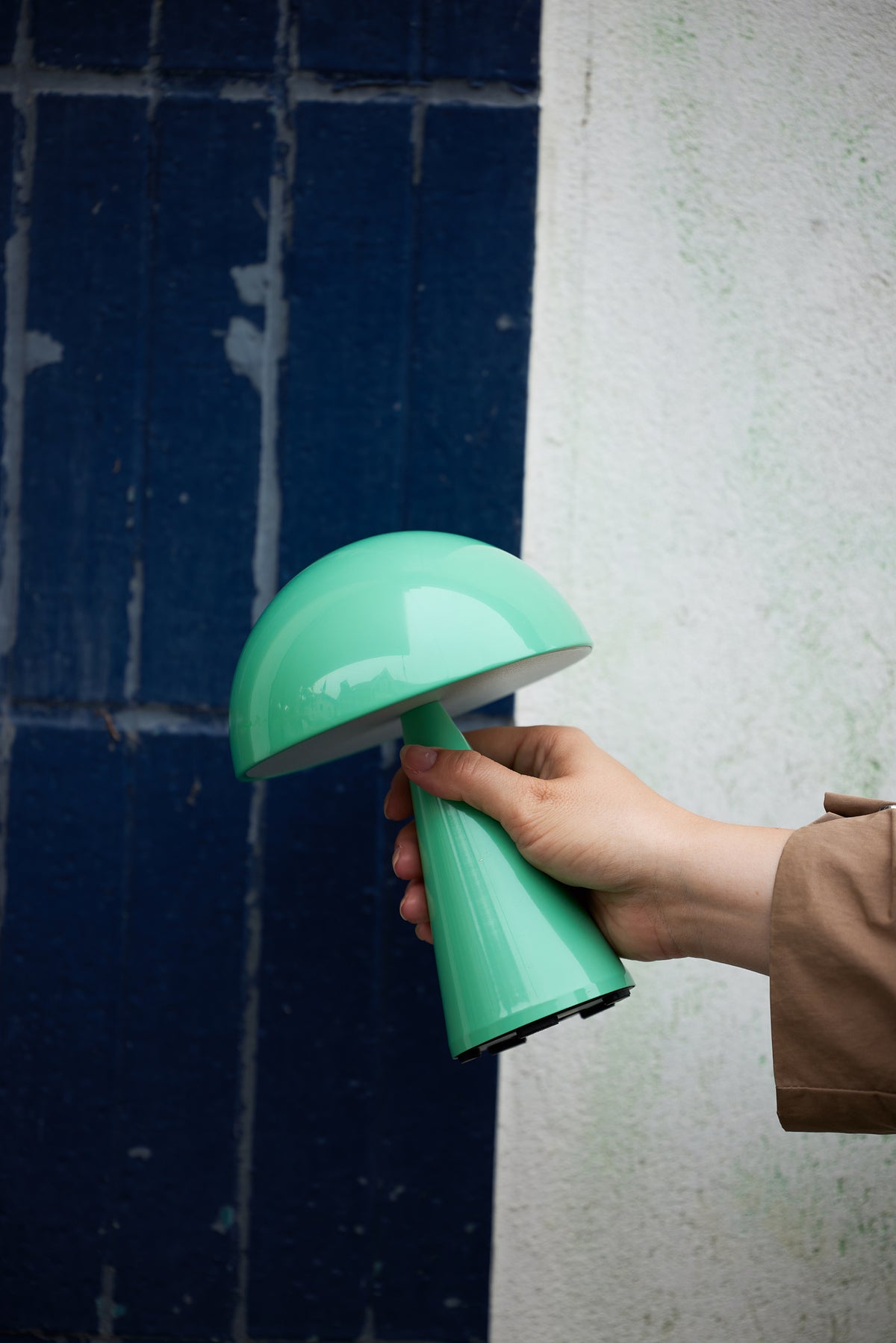Mush bærbar bordlampe, grøn