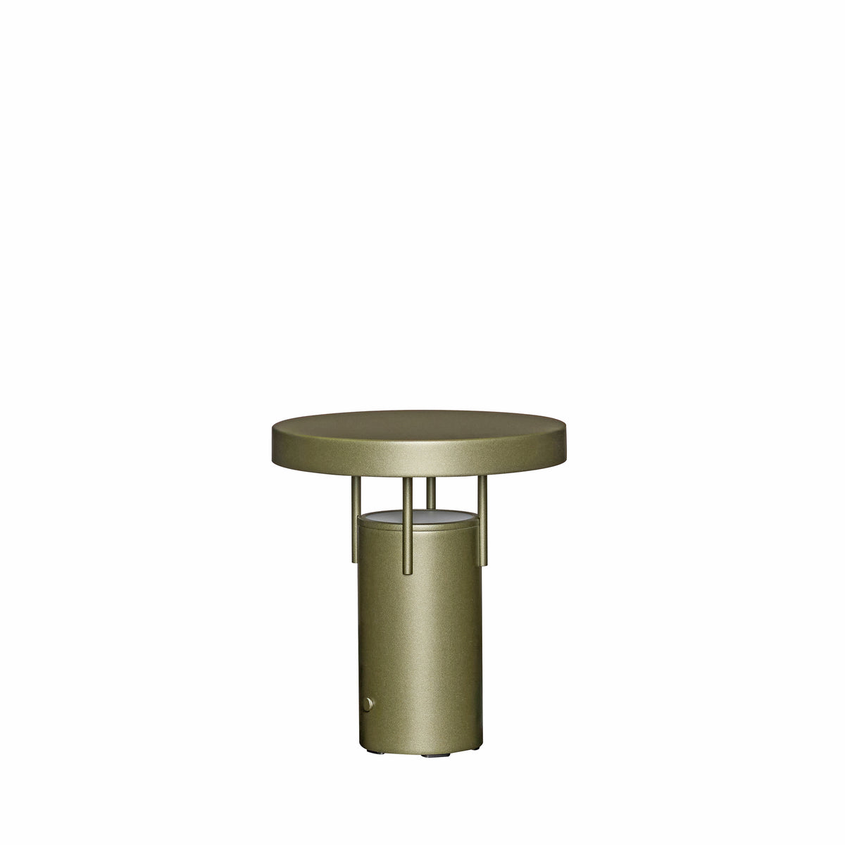 BringMe bærbar mini bordlampe metallic mørkegrøn