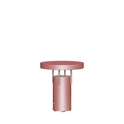 BringMe mini bærbar bordlampe metallic lyserød