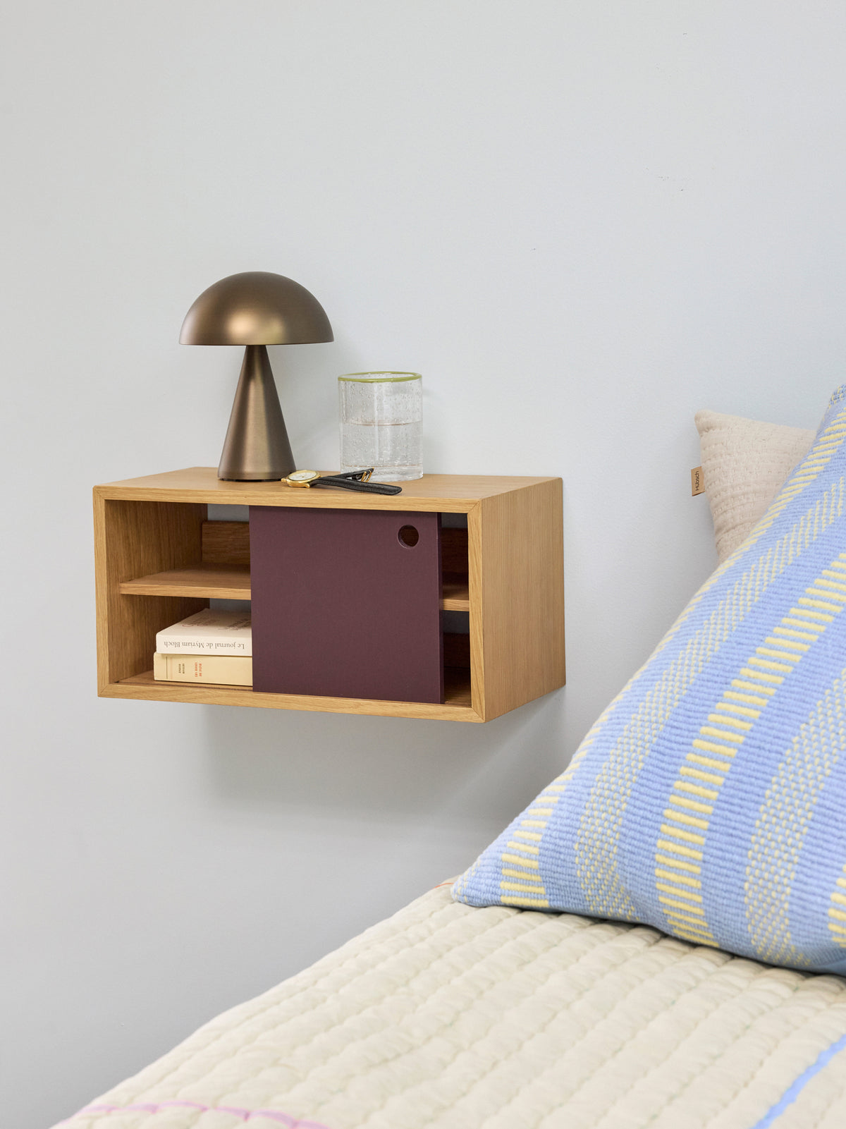Mush bærbar lampe, poleret messing