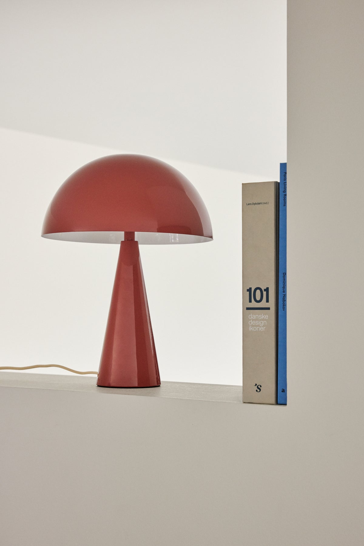 Mush mini bordlampe rød