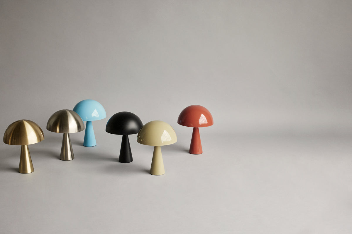 Mush mini bordlampe rød