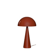 Mush bordlampe høj brun
