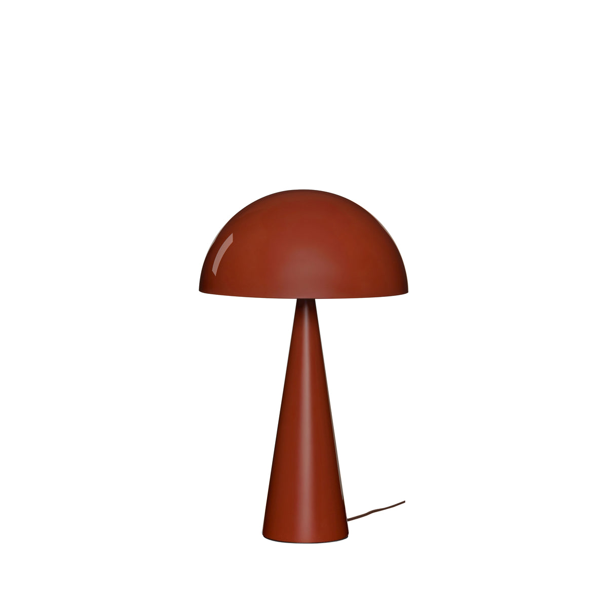 Mush bordlampe høj brun