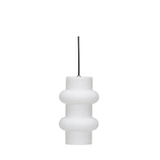 Pilule dobbelt pendel lampe, mat hvid