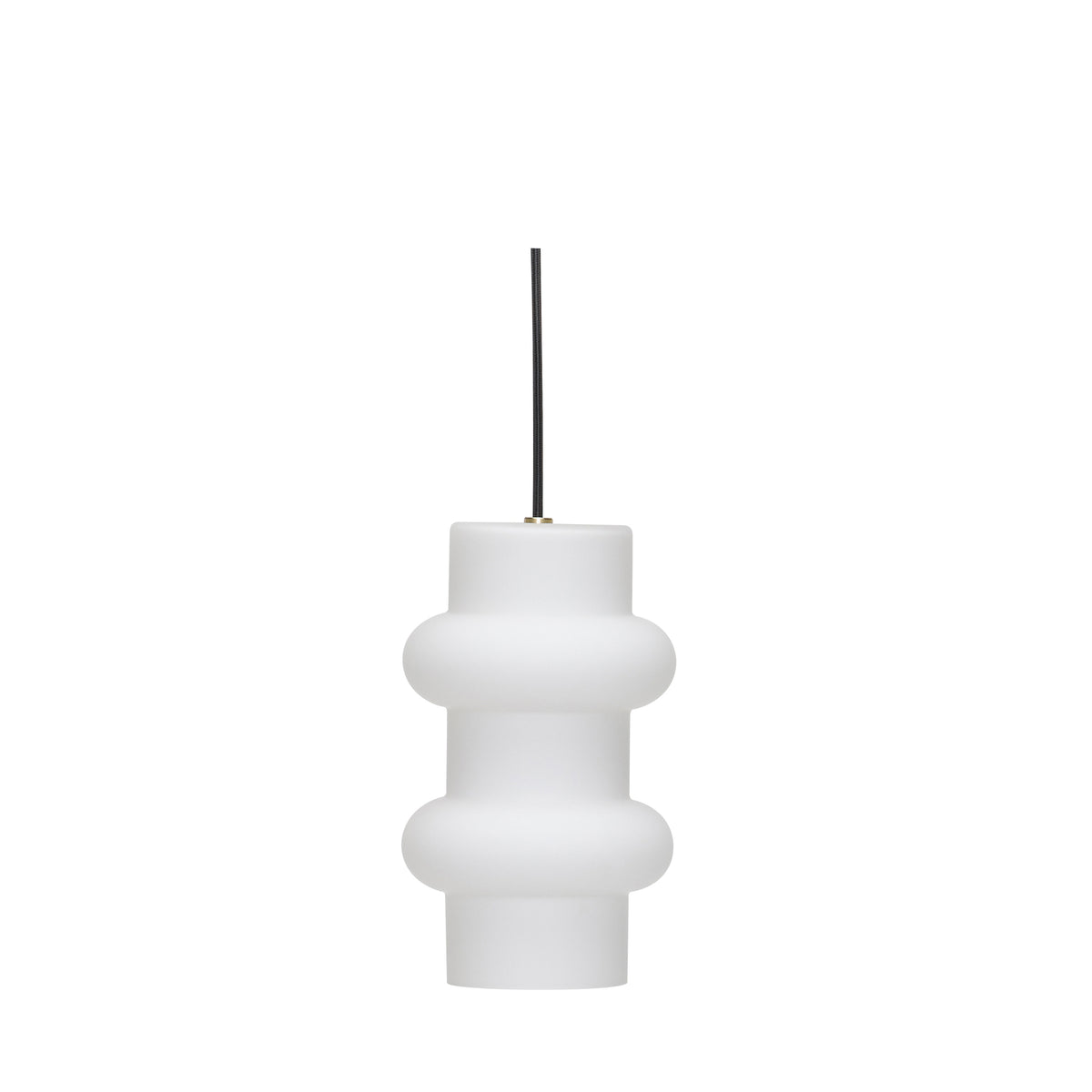 Pilule dobbelt pendel lampe, mat hvid