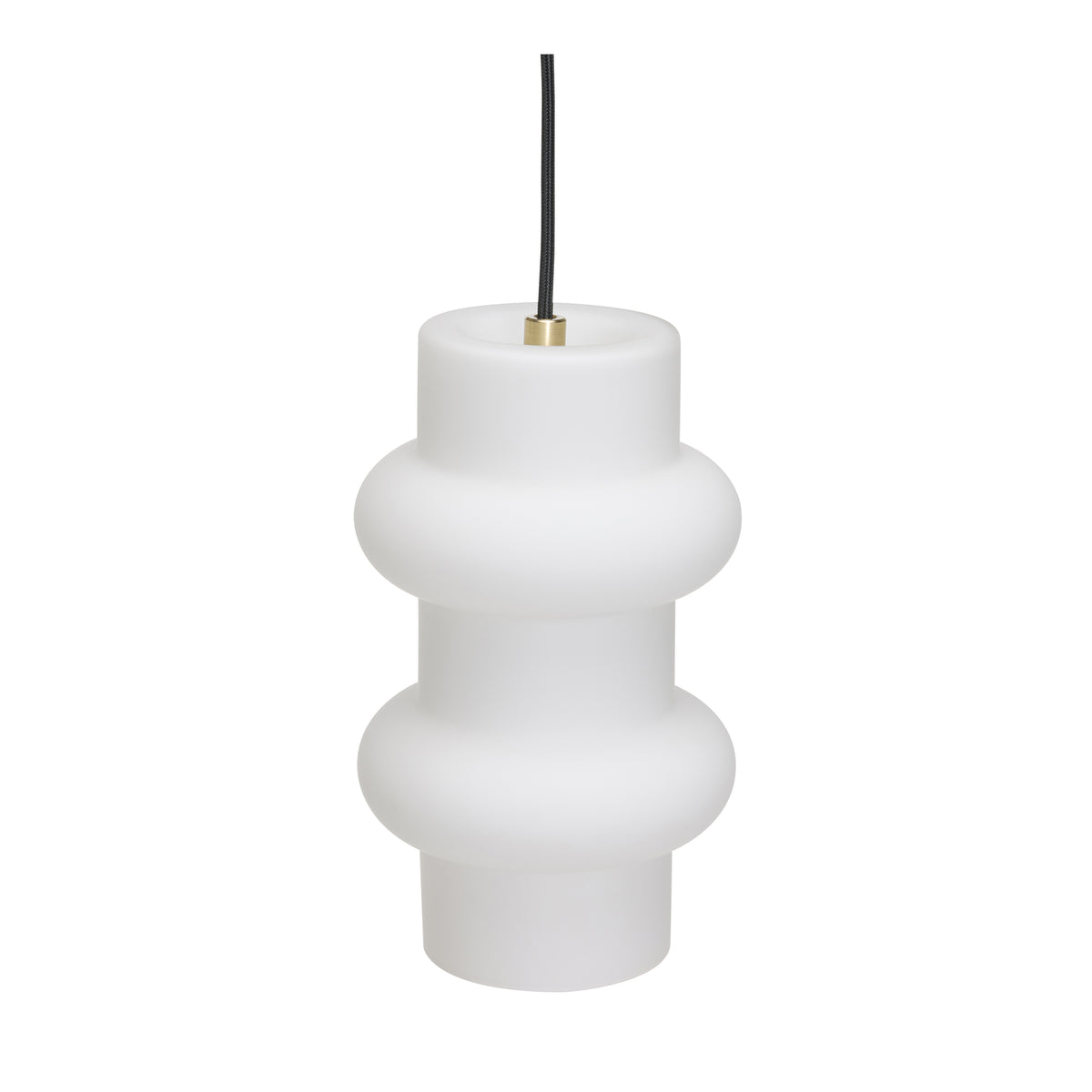 Pilule dobbelt pendel lampe, mat hvid