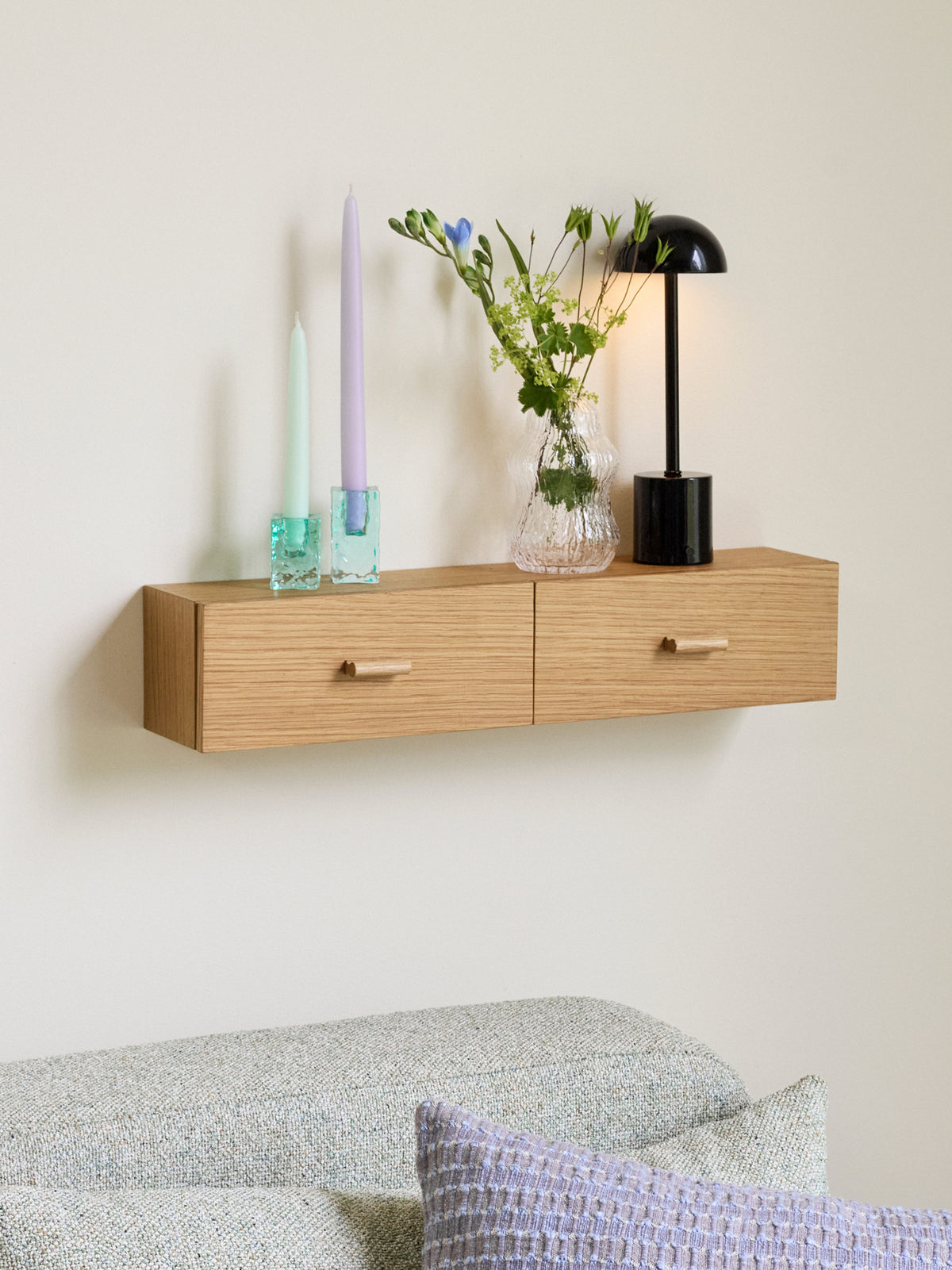 Taten bærbar bordlampe, sort