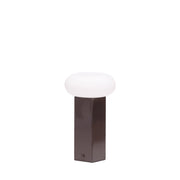 Lav bærbar bordlampe, brun