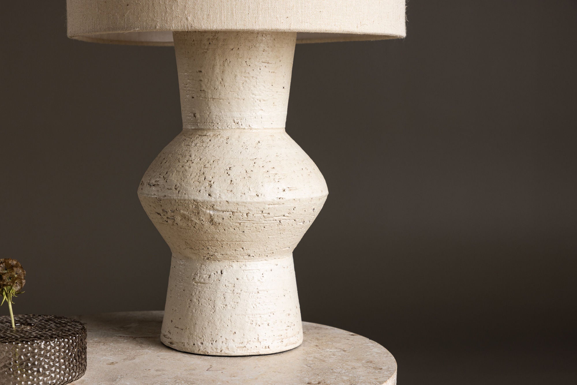 Vind Valön bord lampe ⌀30 - Terracotta / Ivory Jute
