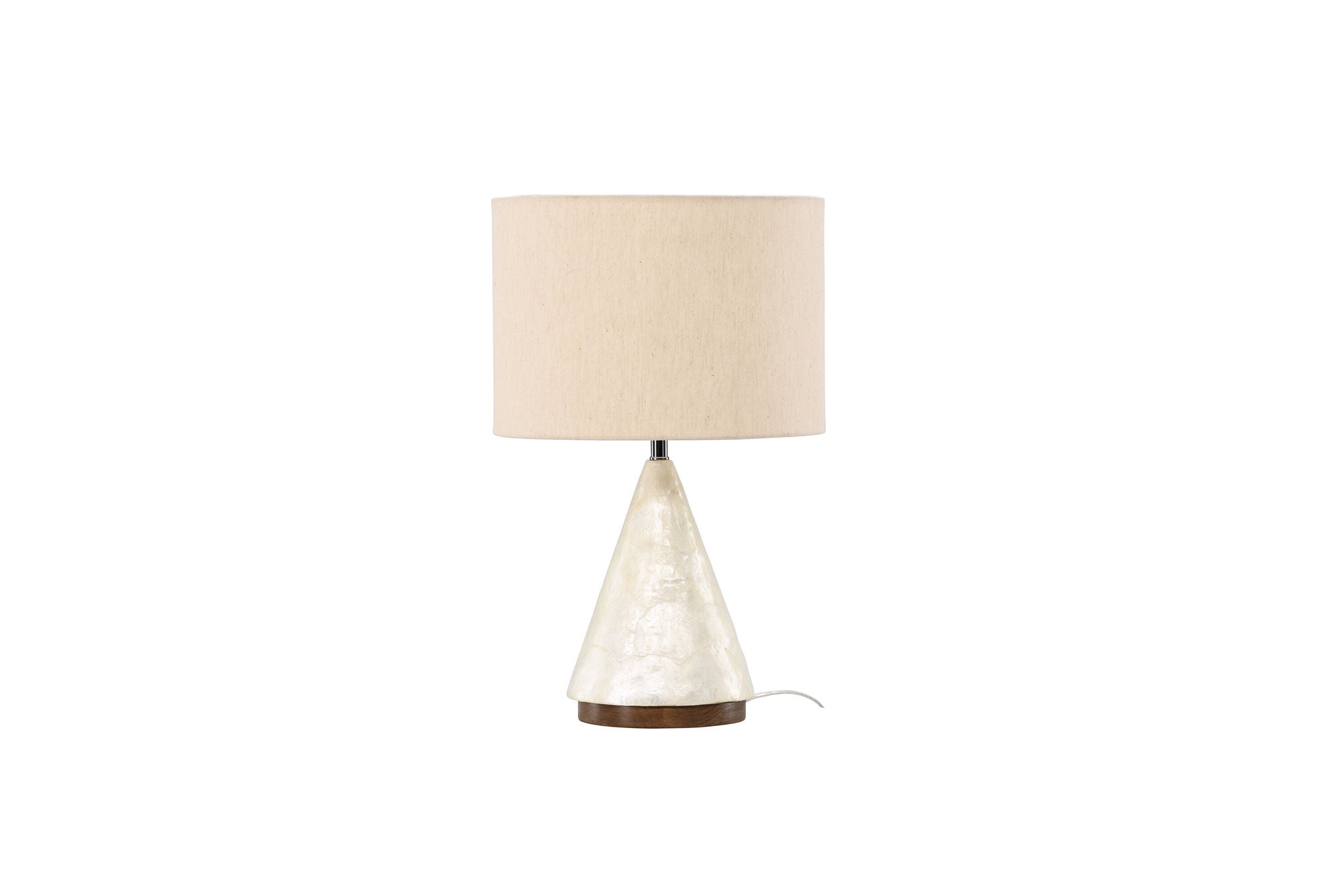 Vind Donsö bord lampe ⌀35 - Capiz / Natural