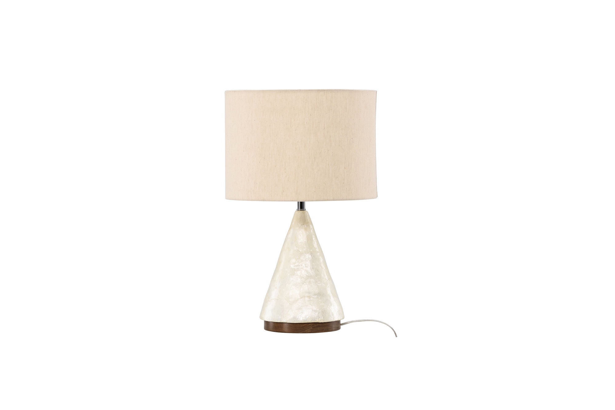 Vind Donsö bord lampe ⌀35 - Capiz / Natural