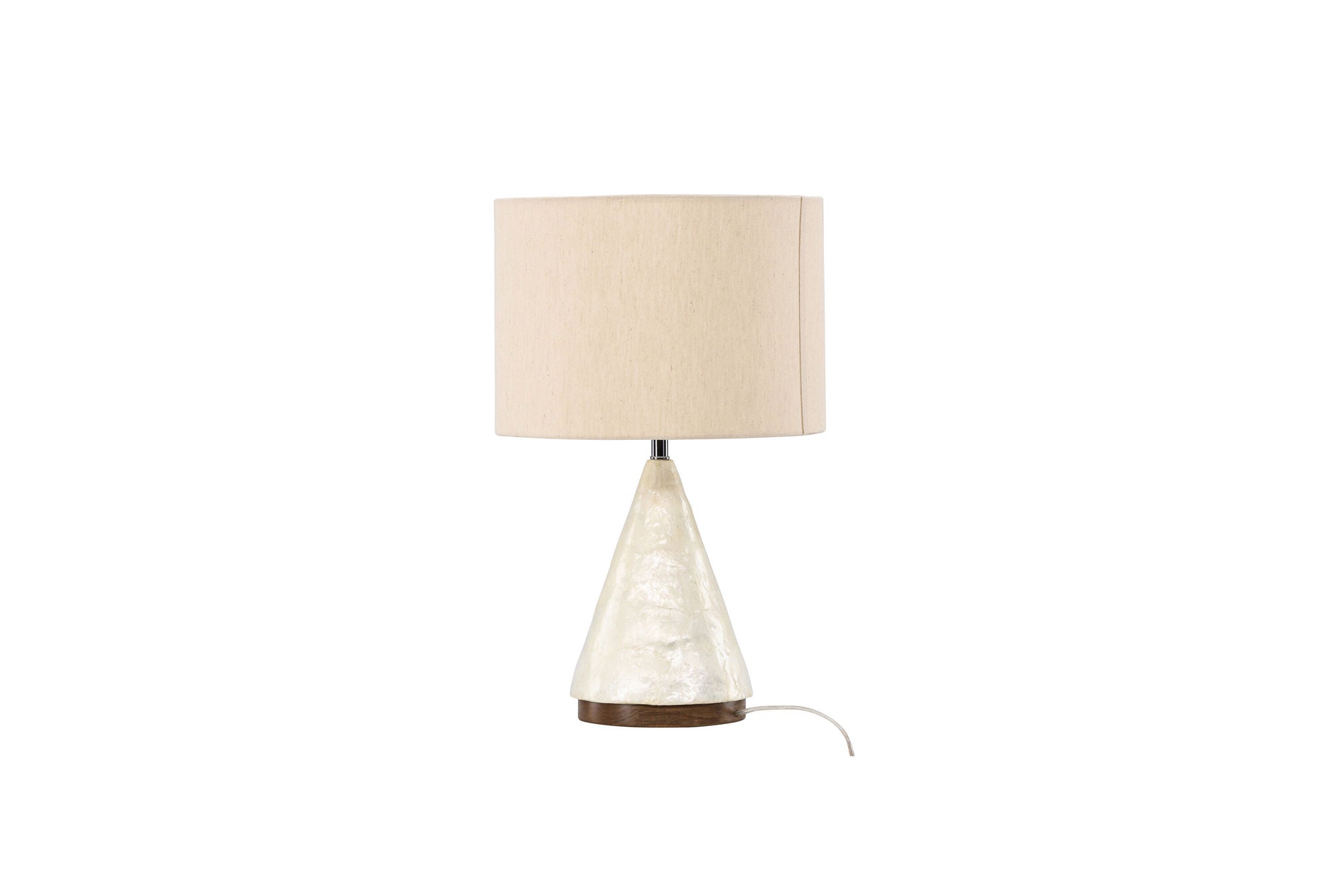 Vind Donsö bord lampe ⌀35 - Capiz / Natural