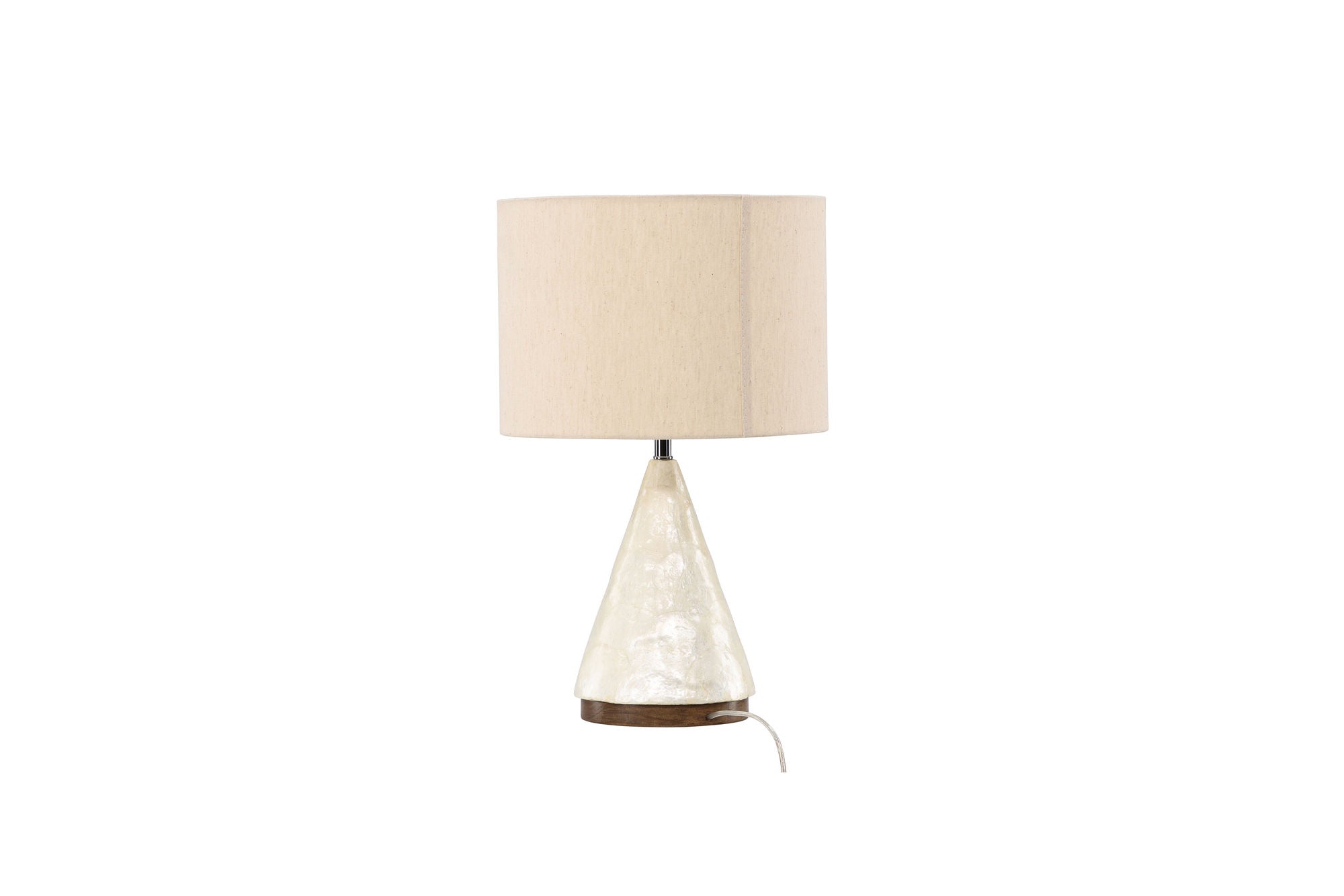Vind Donsö bord lampe ⌀35 - Capiz / Natural